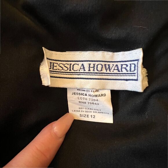 Jessica Howard Sleeveless Floral Slim Fit Maxi Dress - 12 - Picture 4 of 4